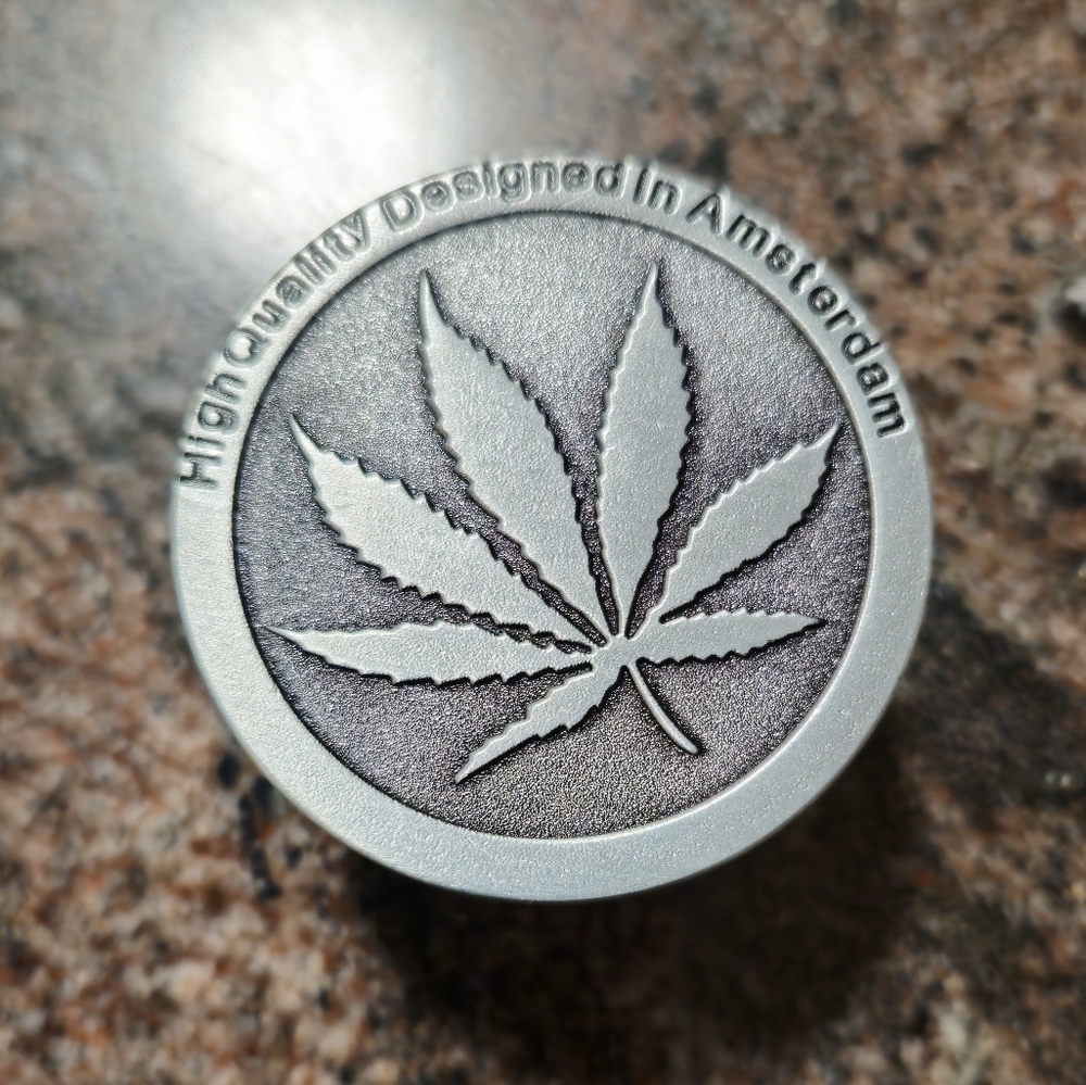 Amsterdam Design Herb Grinder - Silver